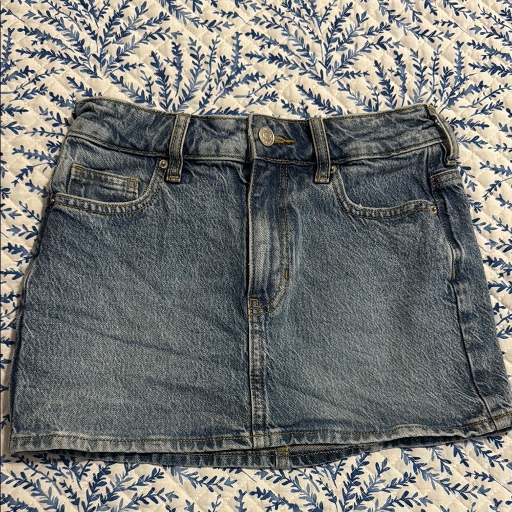 Denim Mini Skirt